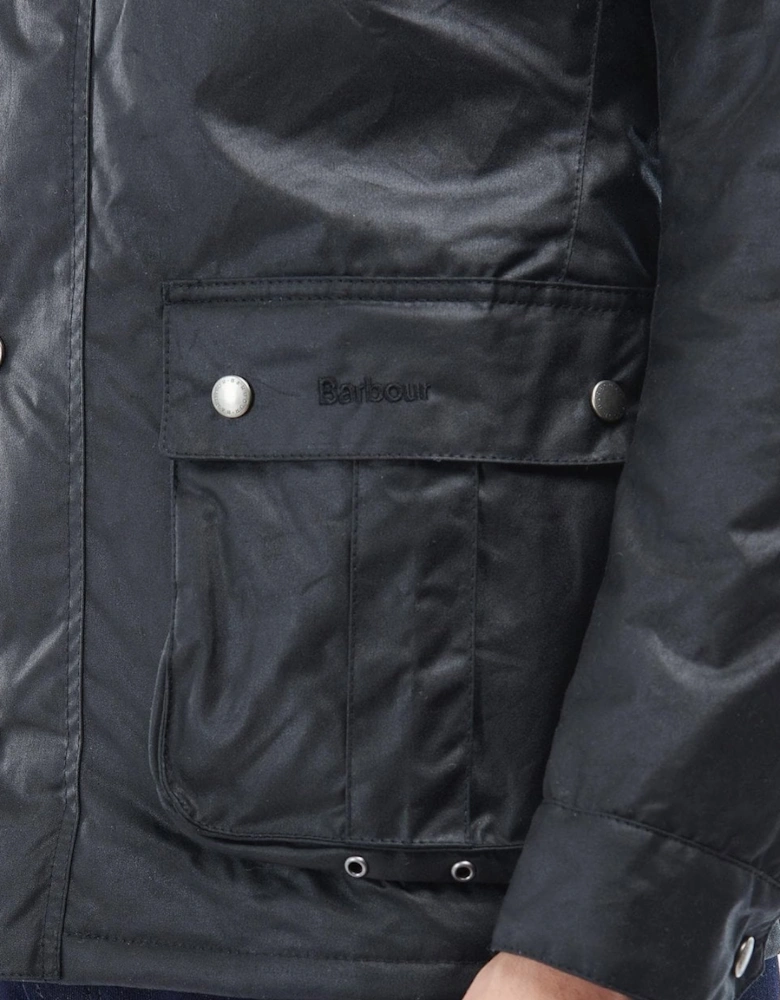 Tourer Duke Mens Wax Jacket - Navy
