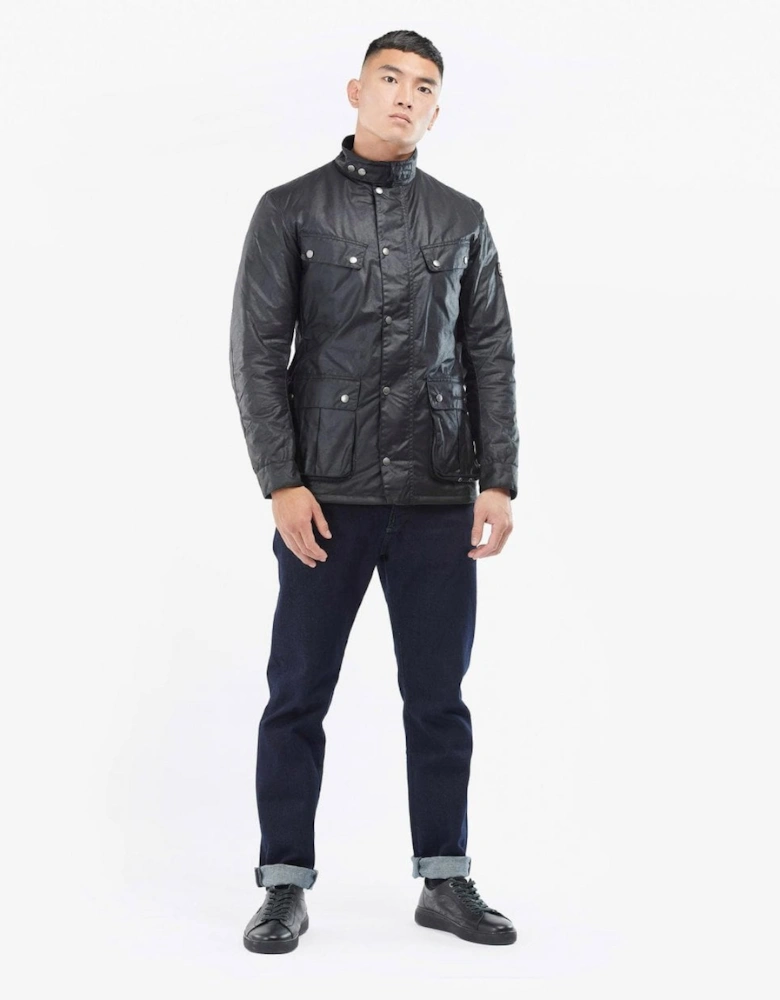 Tourer Duke Mens Wax Jacket - Navy