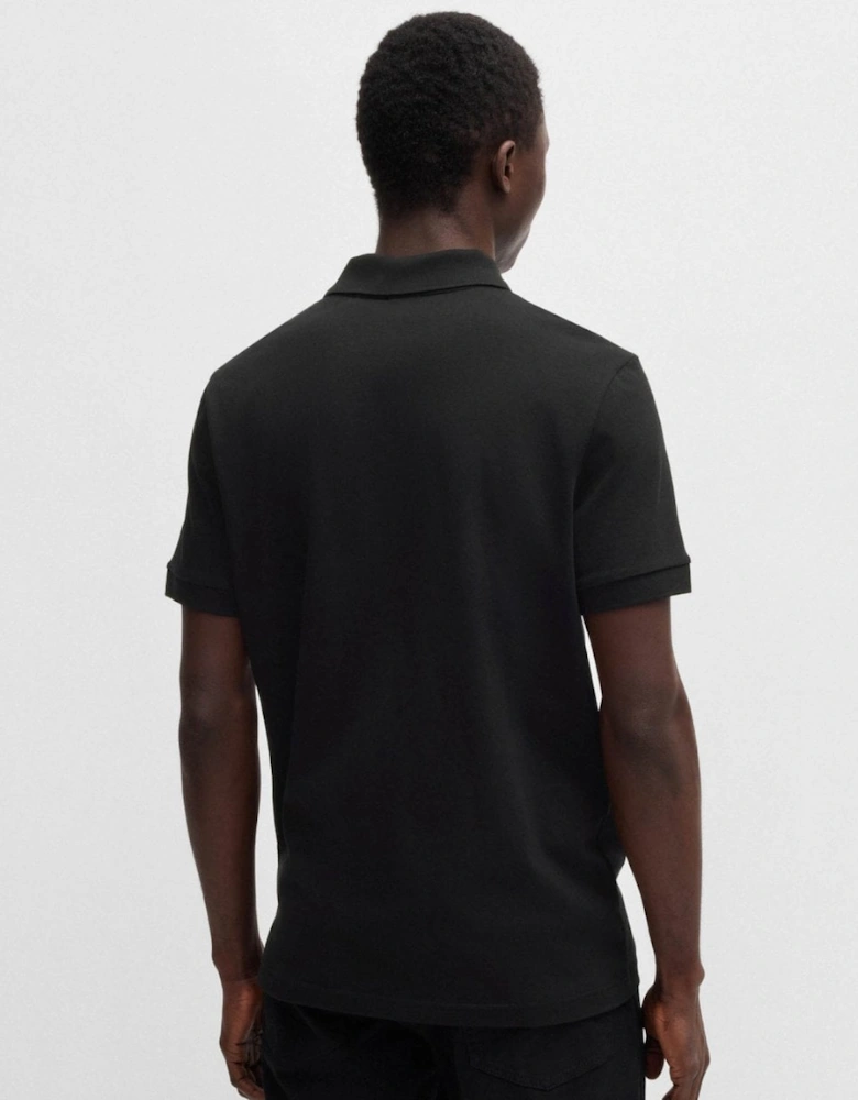 BOSS Orange Passerzip Mens Zip Placket Polo Shirt
