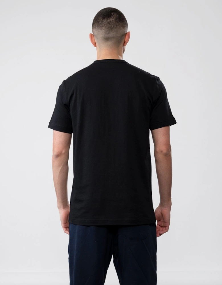 Short Sleeved Mens Logo Patch T-Shirt