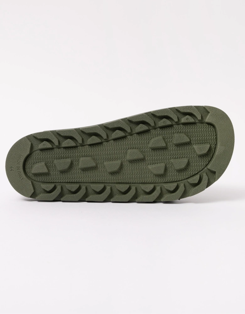 HUGO Evander Mens Logo Sandals with Double Touch-Closure Straps