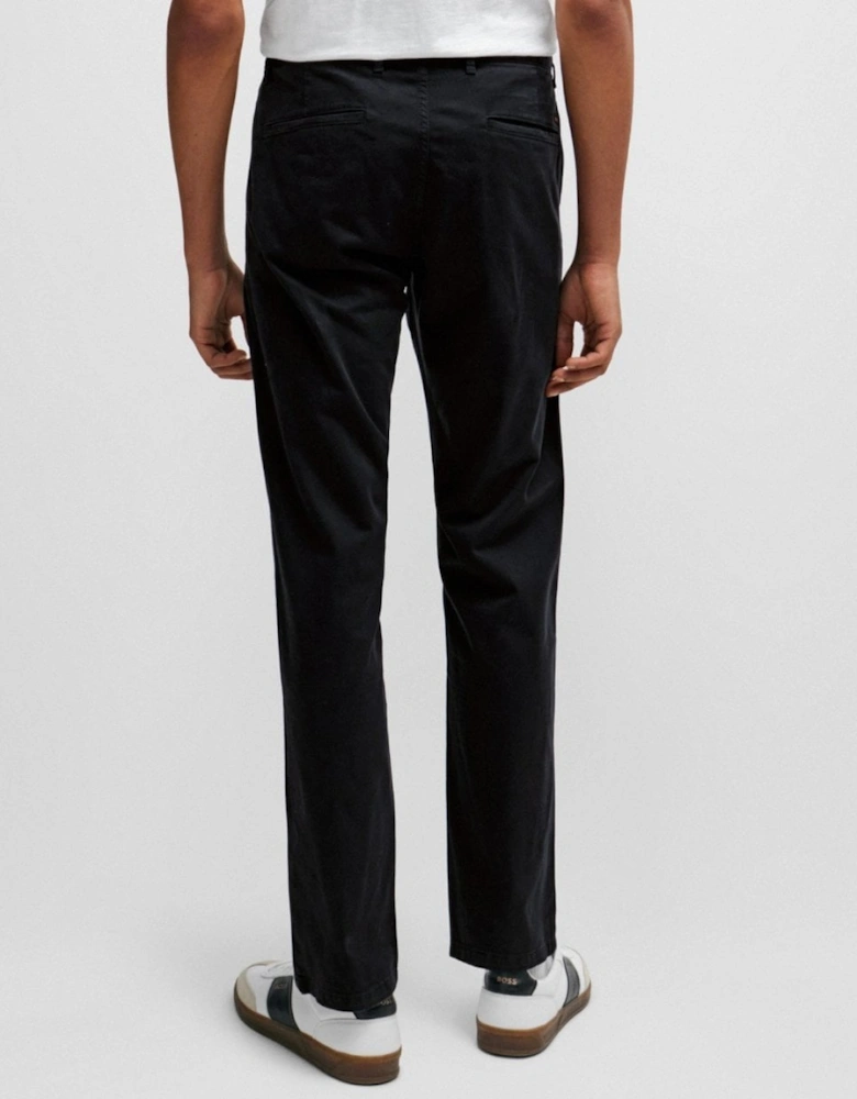 BOSS Orange Mens Slim Fit Chinos in Stretch-Cotton Satin NOS