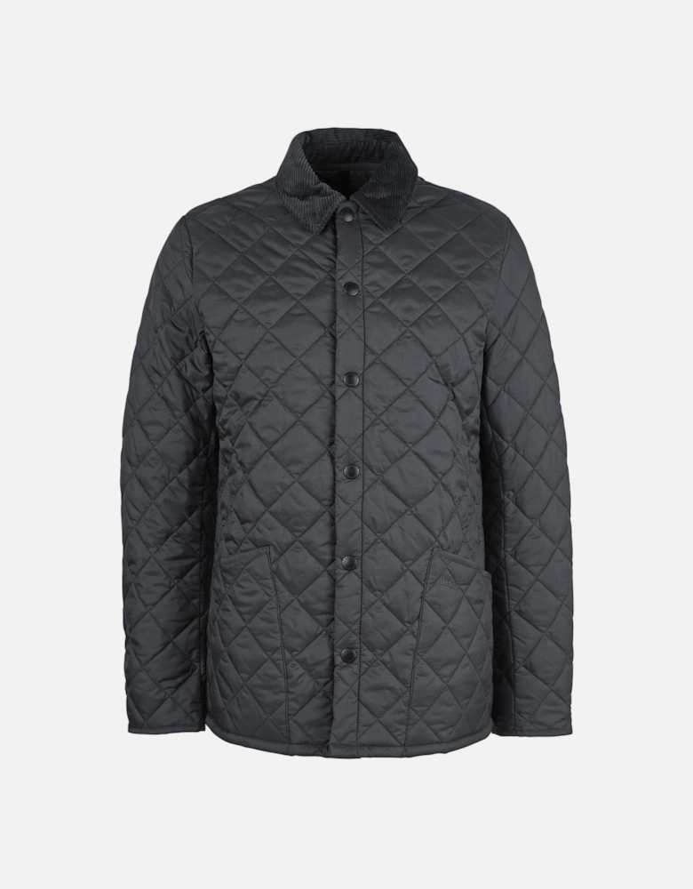 Heritage Liddesdale Quilted Mens Jacket - Charcoal