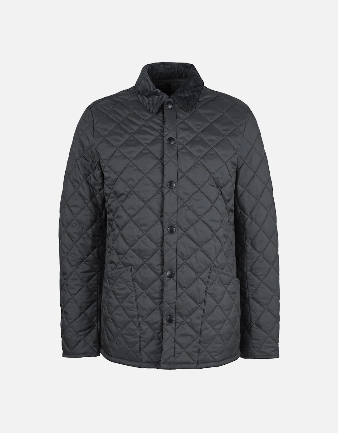 Heritage Liddesdale Quilted Mens Jacket - Charcoal