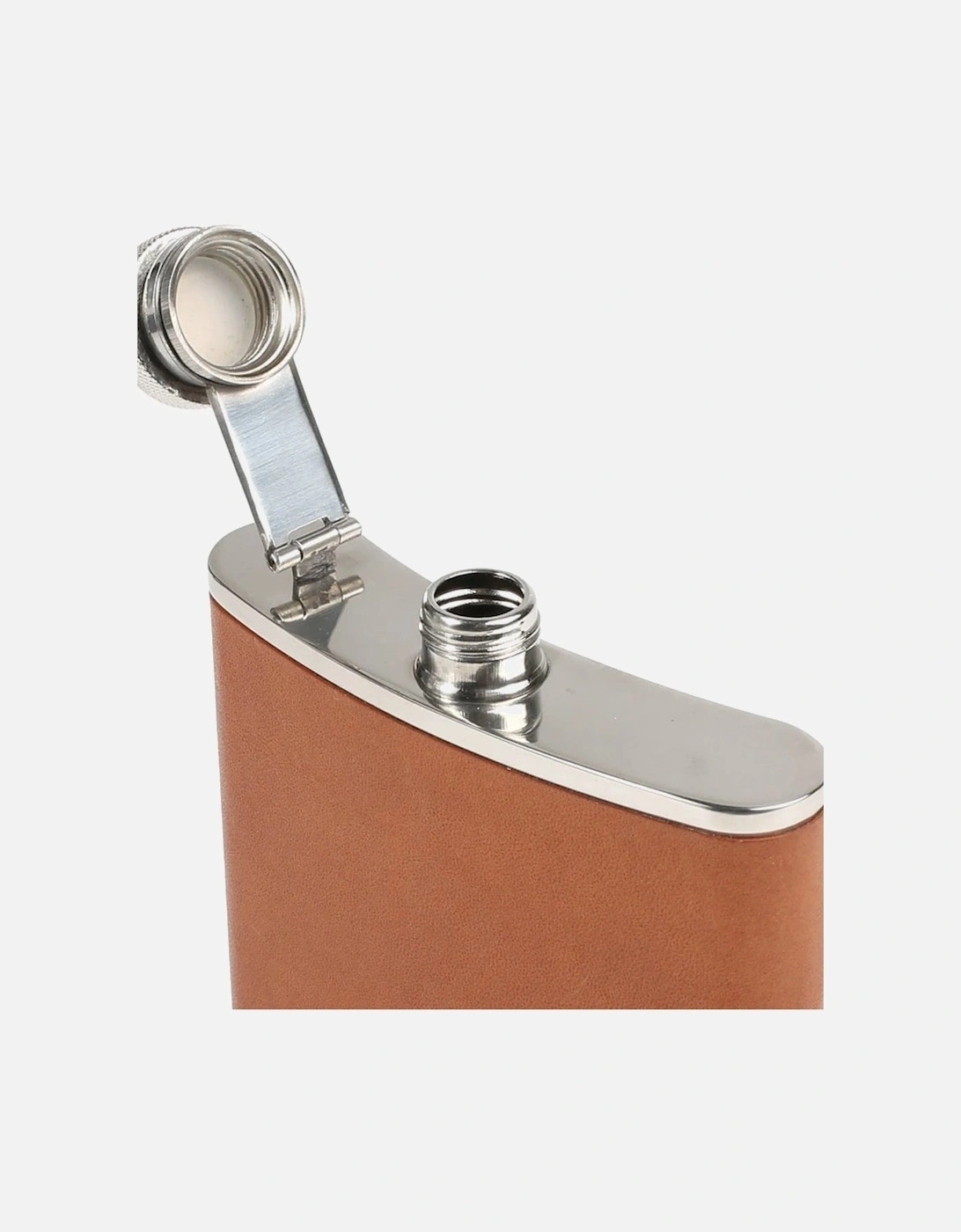 Walton Leather Bound Hip Flask