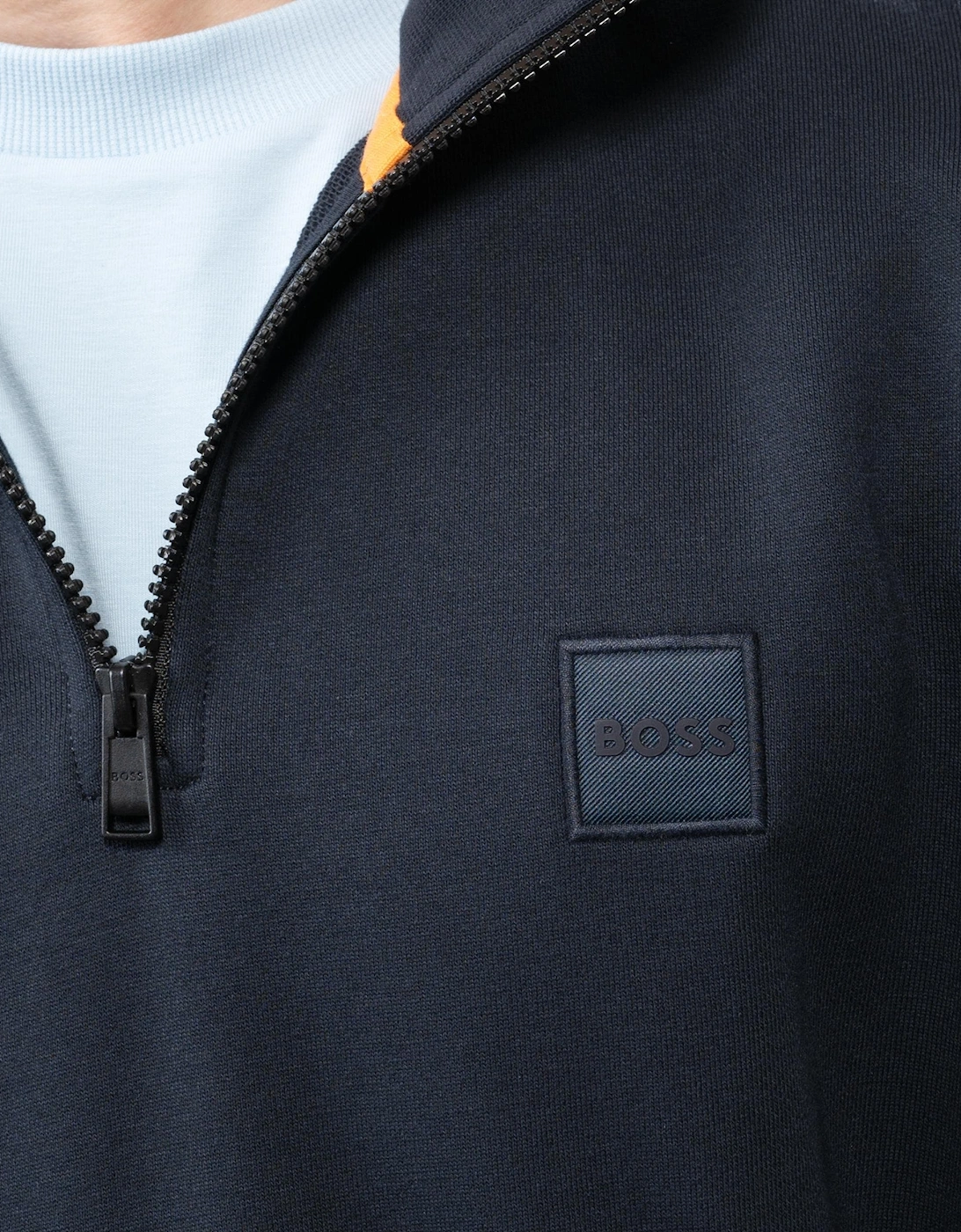 BOSS Orange Zetrust Mens 1/4 Zip Sweatshirt