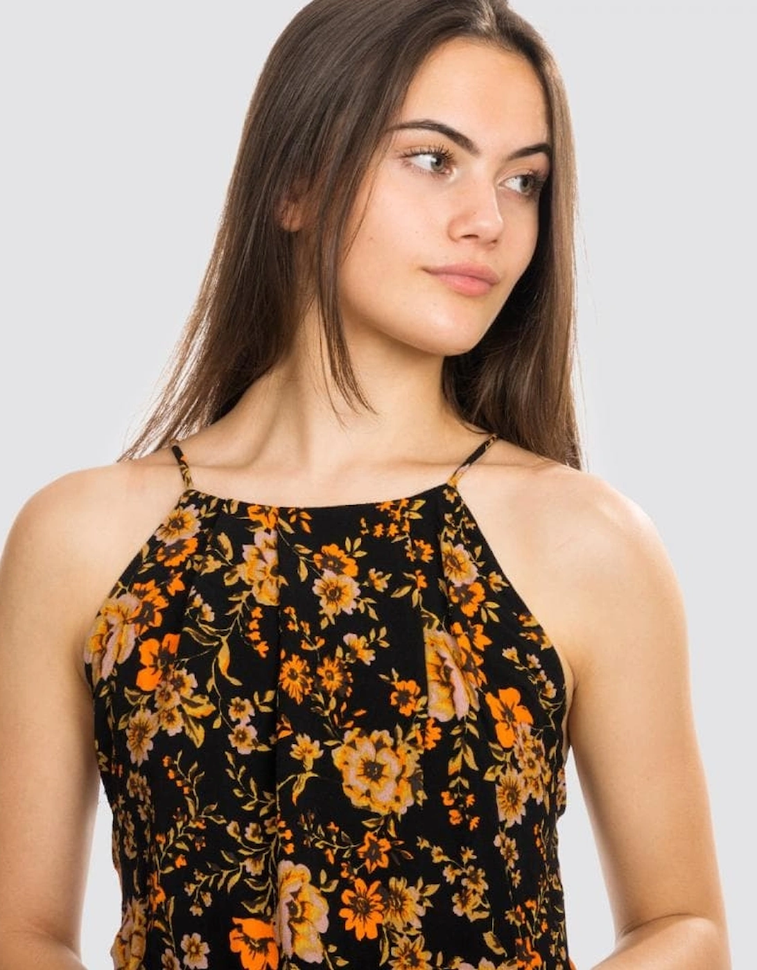 Willow Long Aop Womens Dress 5687