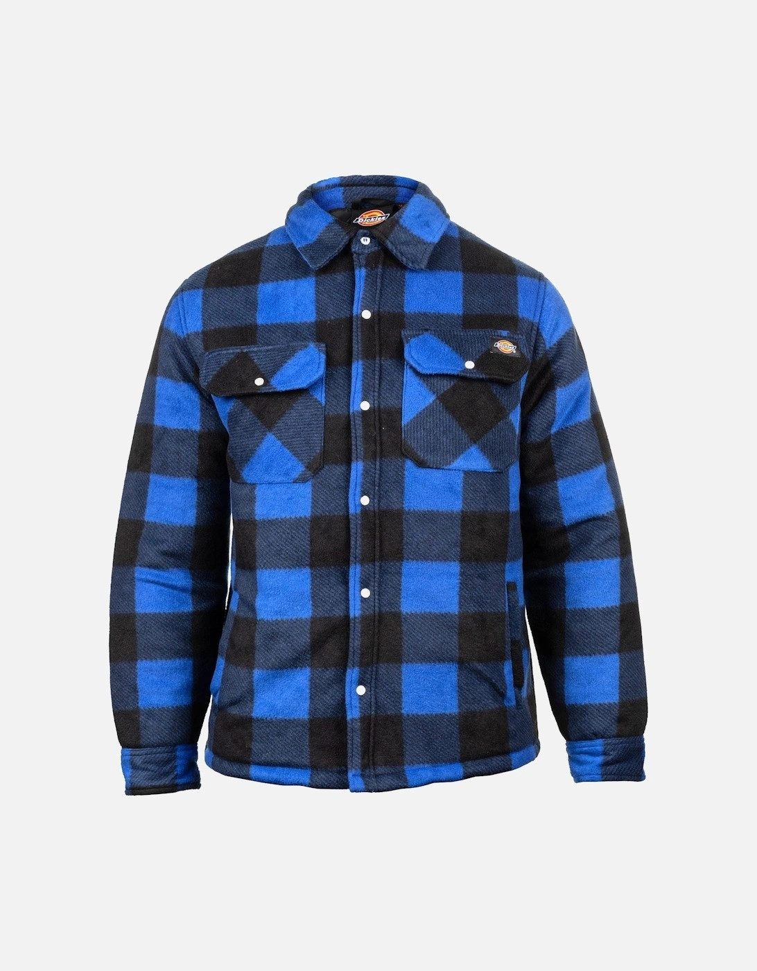 Men's Dickies Portland Synthetic Men's Blue Casual Shirt - Size: M