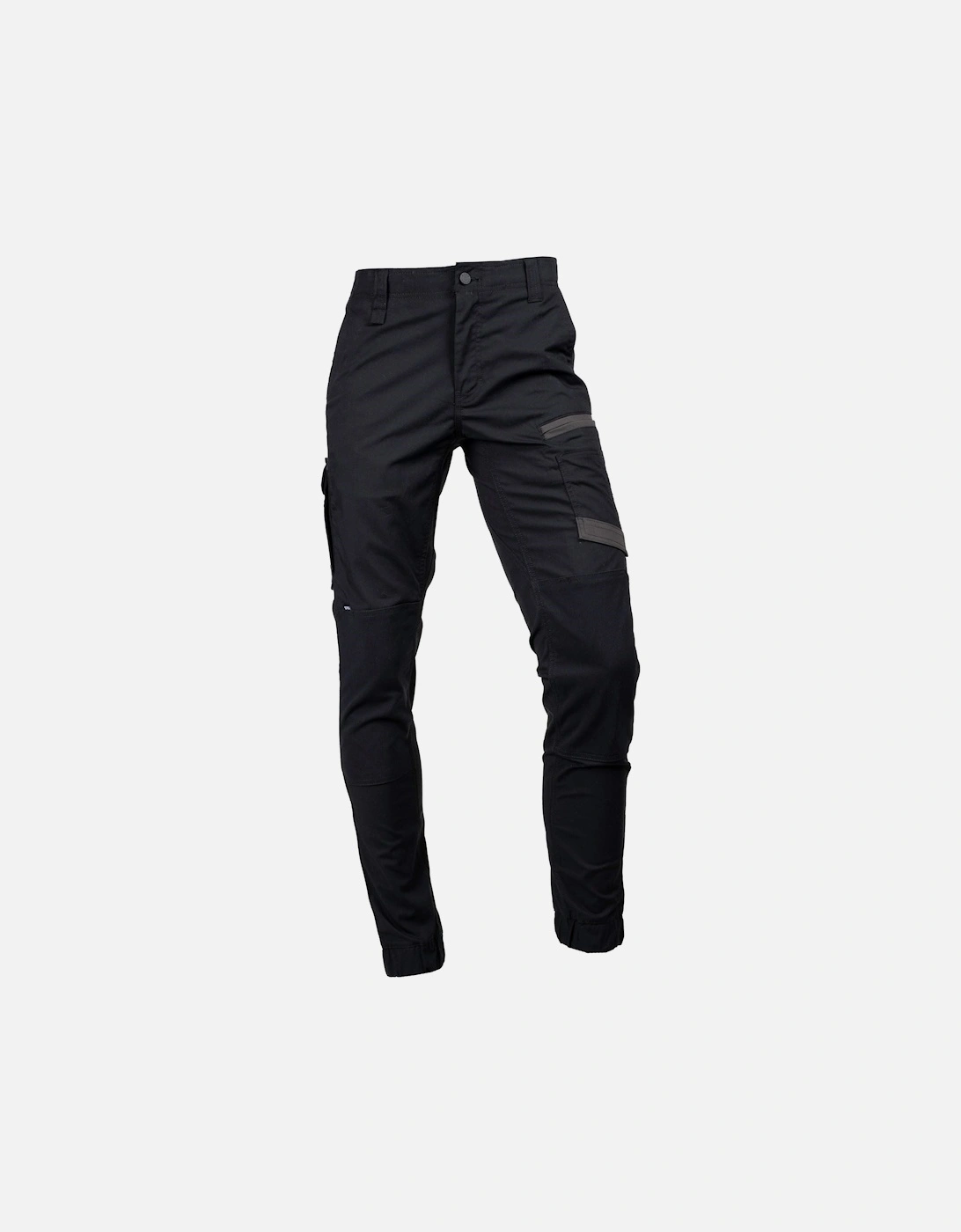 Men's Hard Yakka Raptor Cuff Cotton Men's Black Outdoor Trousers - Size: 38