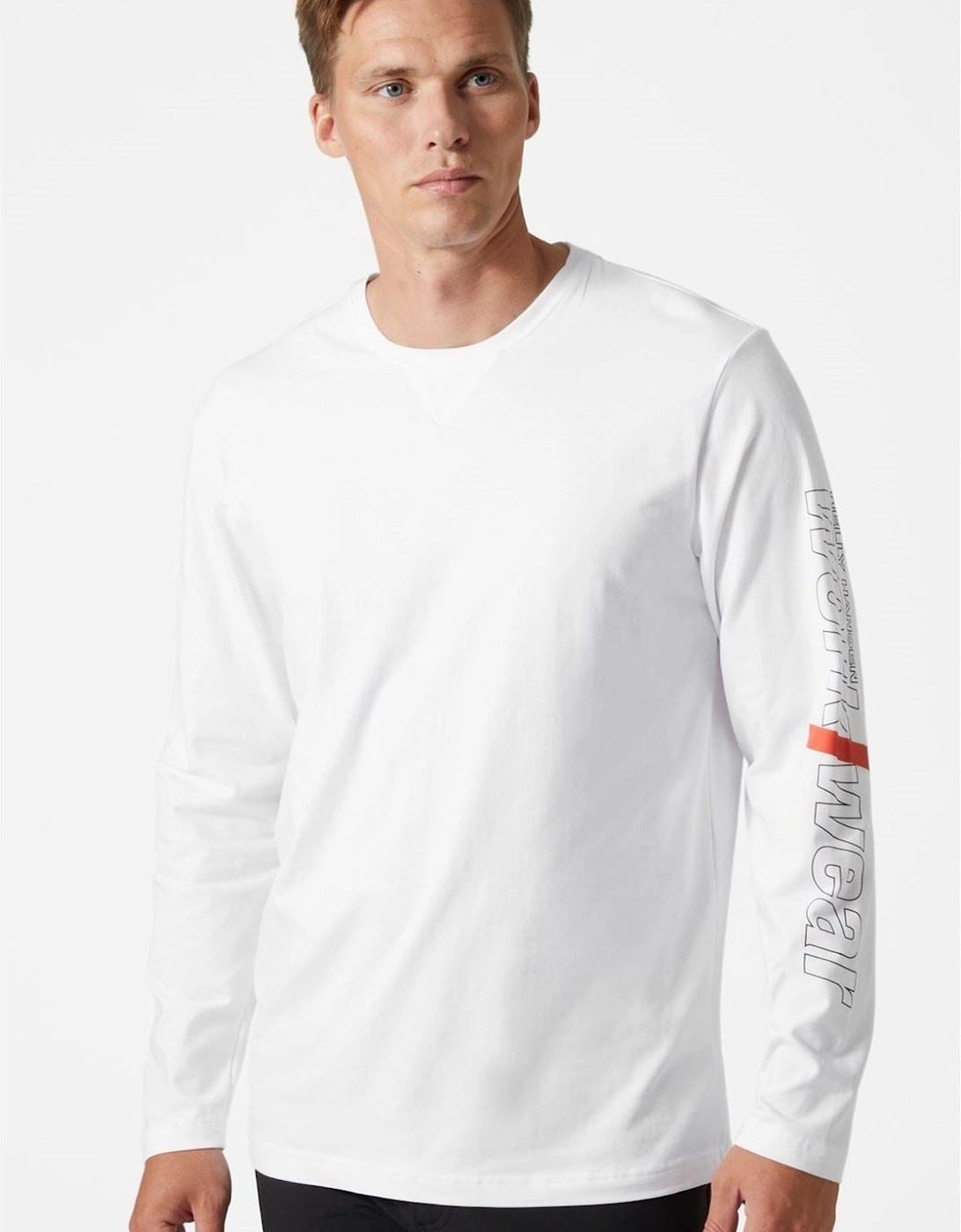 Helly Hansen Men's White Workwear Logo Longsleeve In - : 38/Regular M