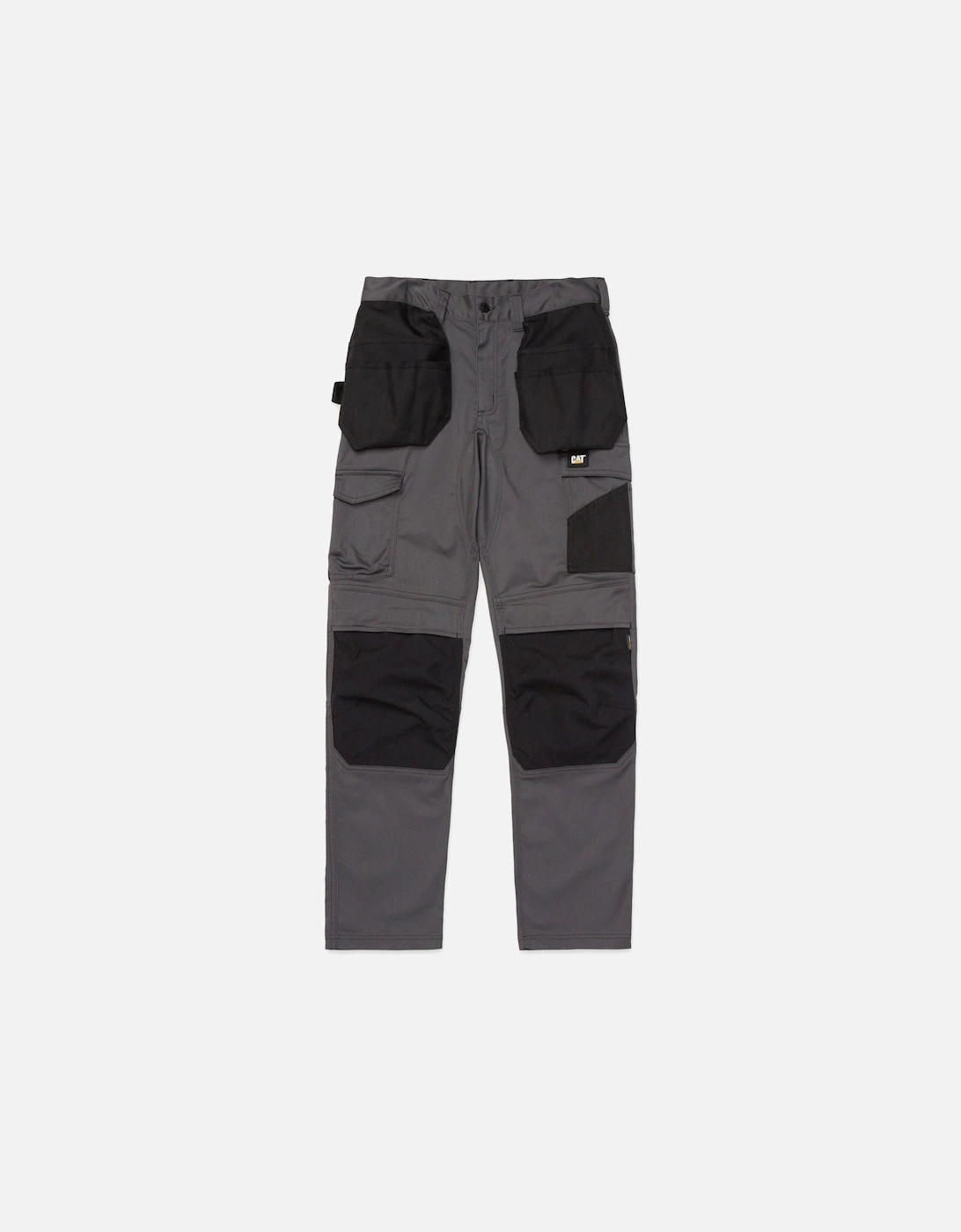 Essential Knee Pocket Stretch Holster Polyester Men's Grey Outdoor Trousers