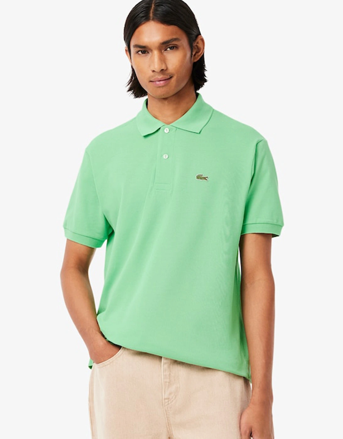 Men's Lacoste Men's Classic Fit L.12.12 Original Polo Shirt - Green - Size: 3 small
