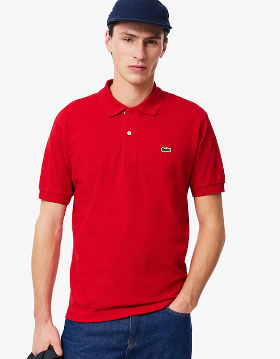 Lacoste Men's Red Classic Fit L.12.12 Original Polo Shirt  7 Xxl
