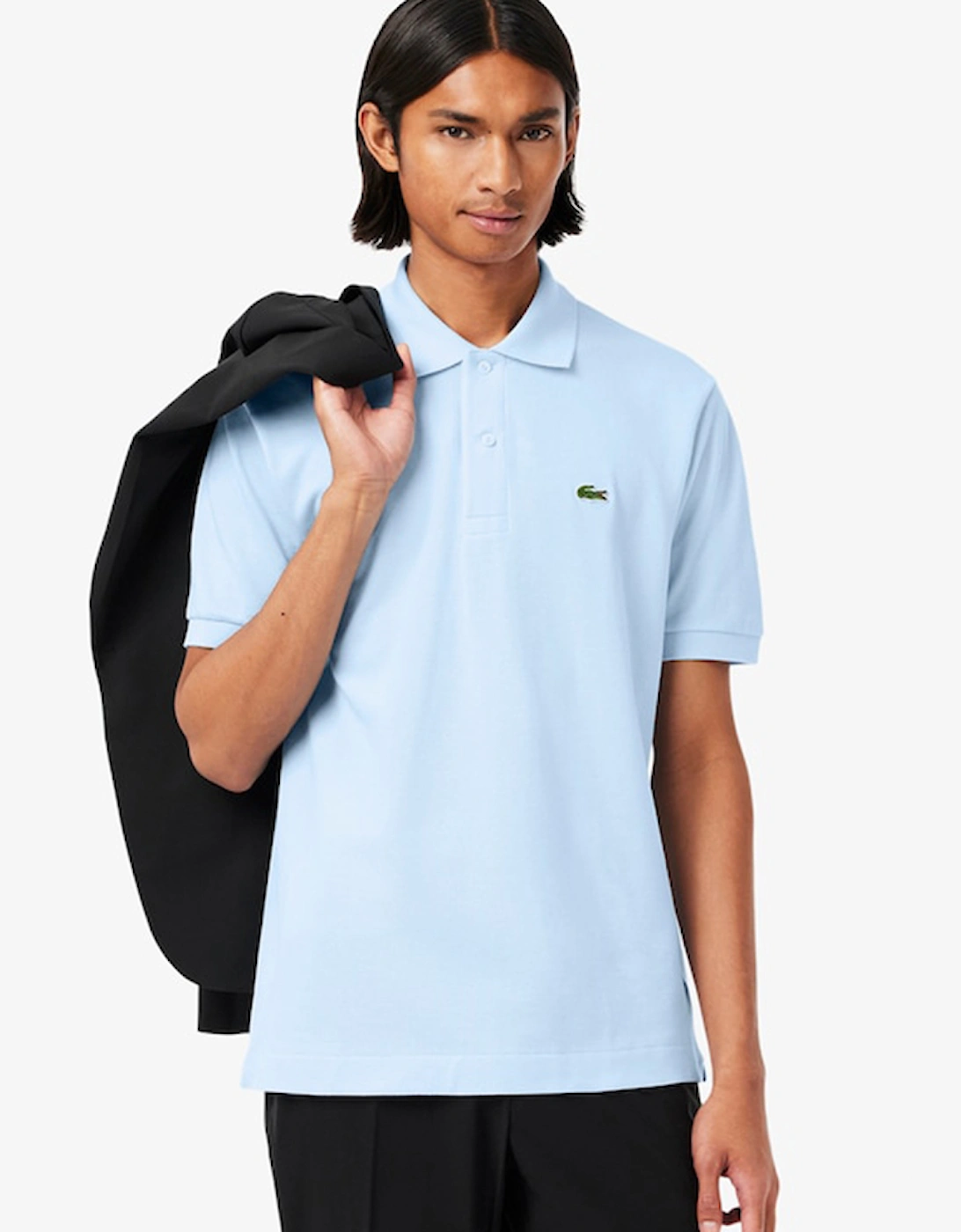 Lacoste Men's Blue Classic Fit L.12.12 Original Polo Shirt  Small