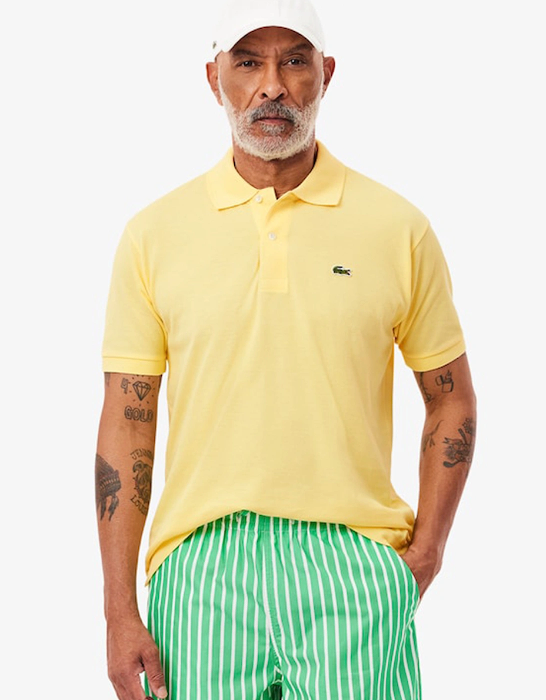 Men's Lacoste Men's Classic Fit L.12.12 Original Polo Shirt - Yellow - Size: 3 small