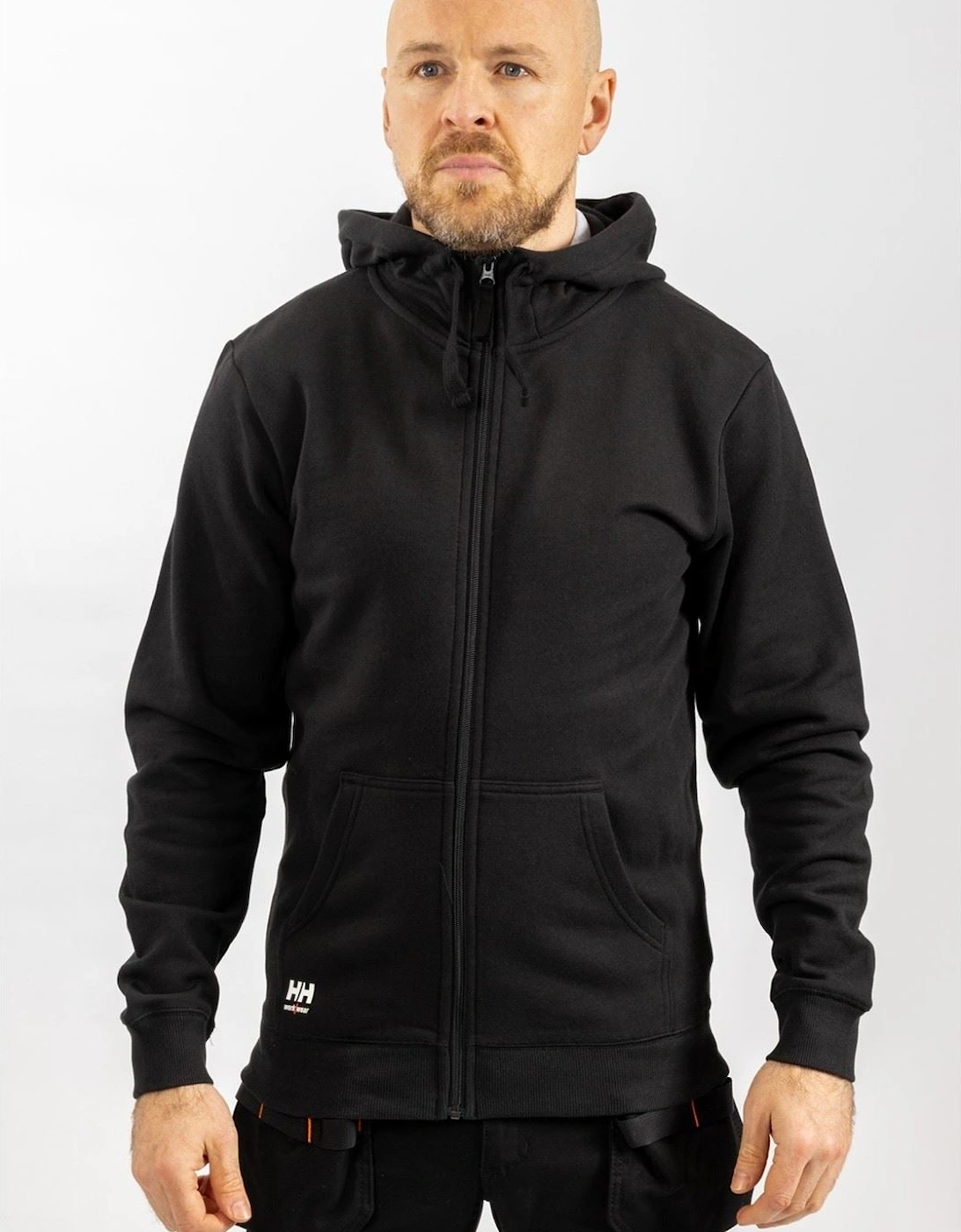Helly Hansen Men's Black Workwear Manchester Zip Hoodie In - : 44/Regular Xxl