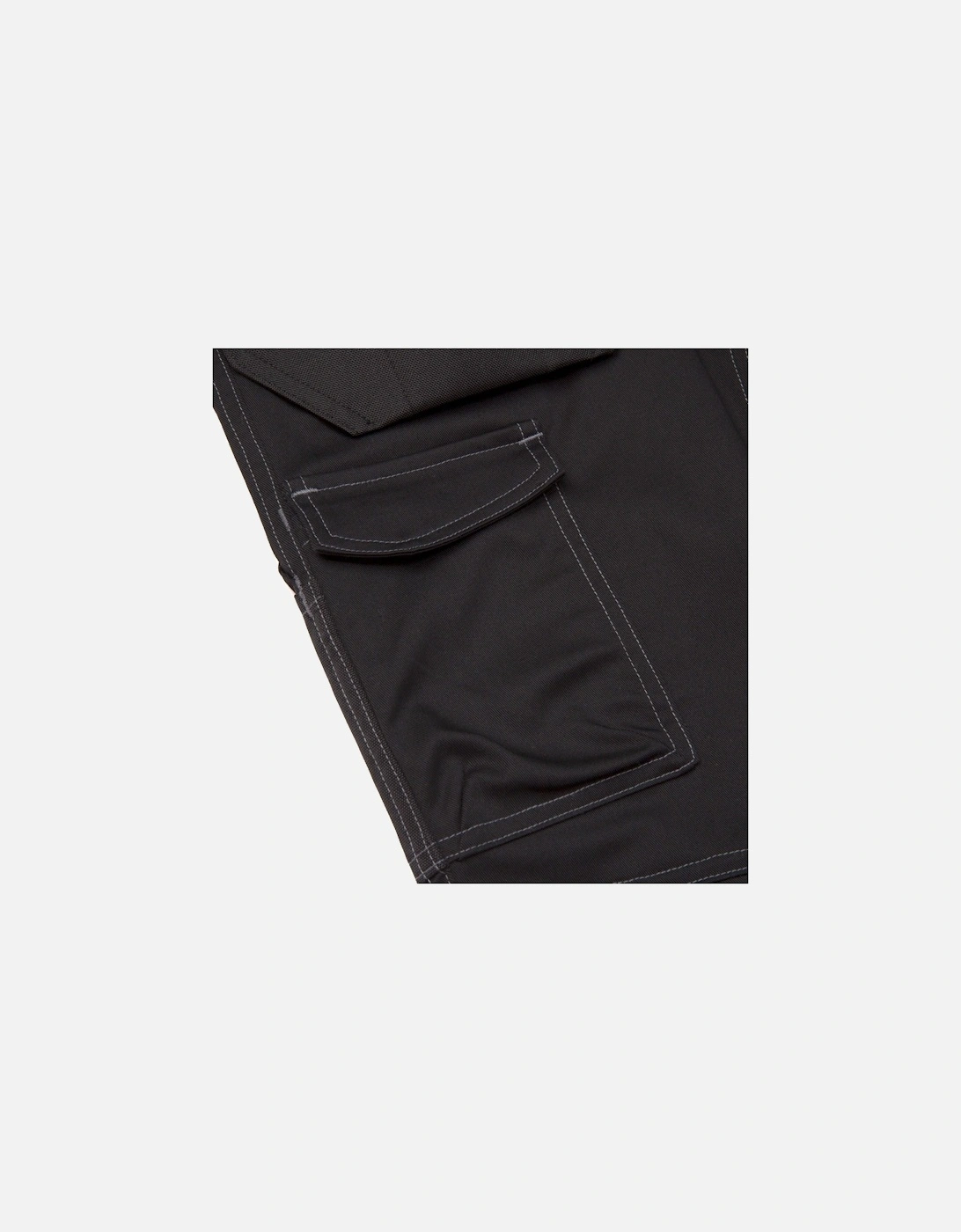 Essential Knee Pocket Stretch Holster Polyester Men's Black Outdoor Trousers