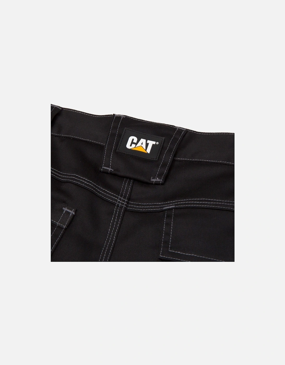 Essential Knee Pocket Stretch Holster Polyester Men's Black Outdoor Trousers