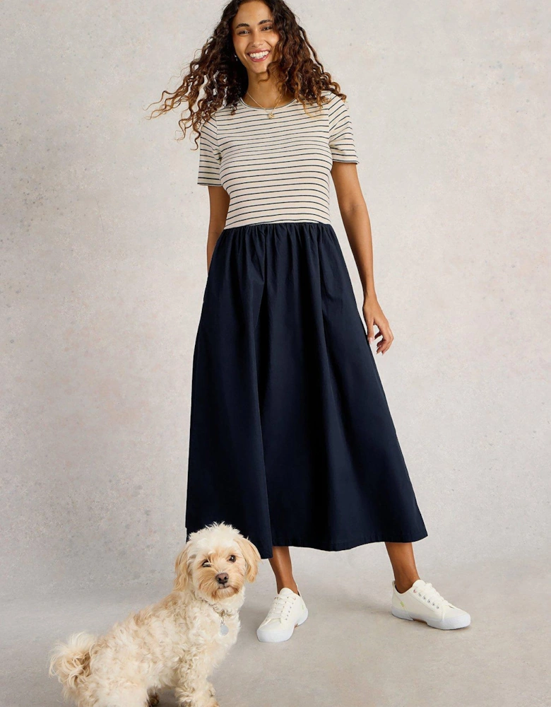 Shay Poplin Midi Dress