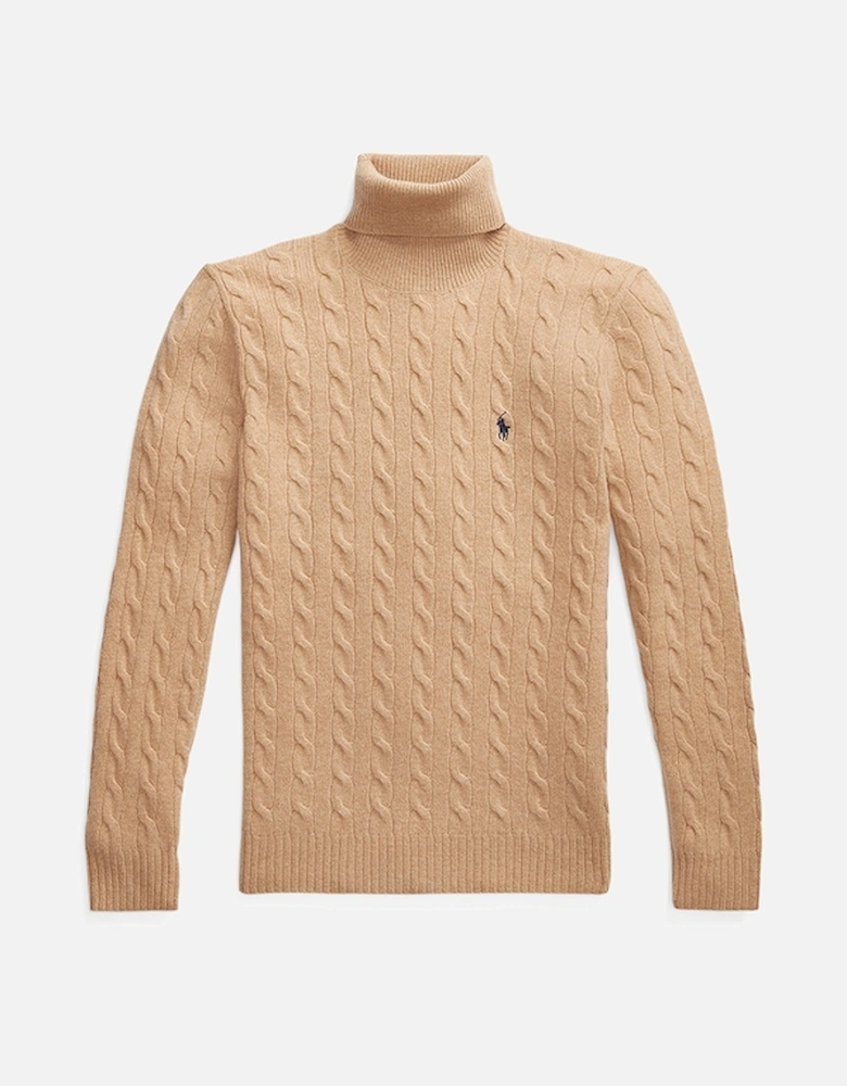 Wool-Blend Cable-Knit Jumper