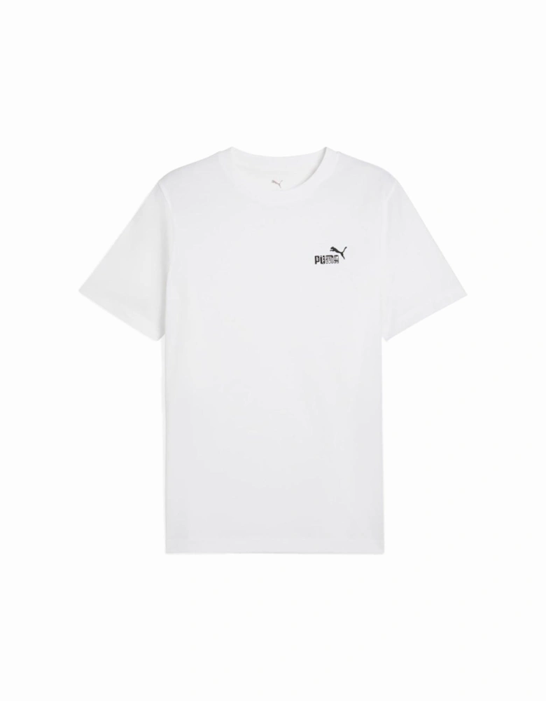 Mens Essential Small No 1 Logo Tee - White
