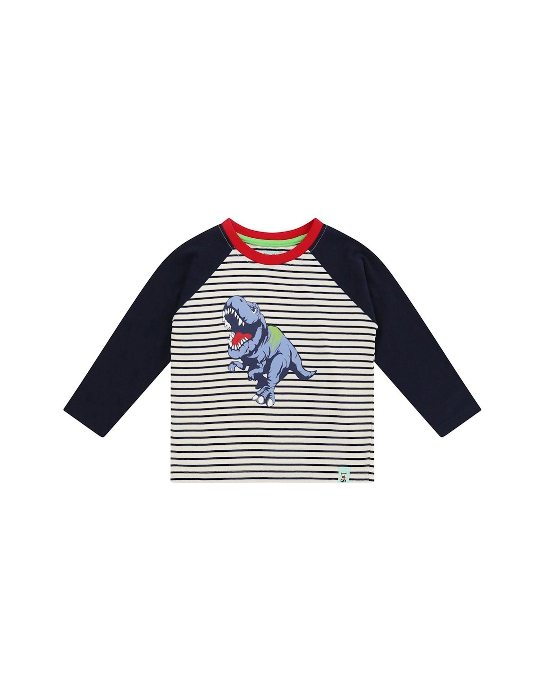 Boys Dino Raglan Top - Multi, 2 of 1