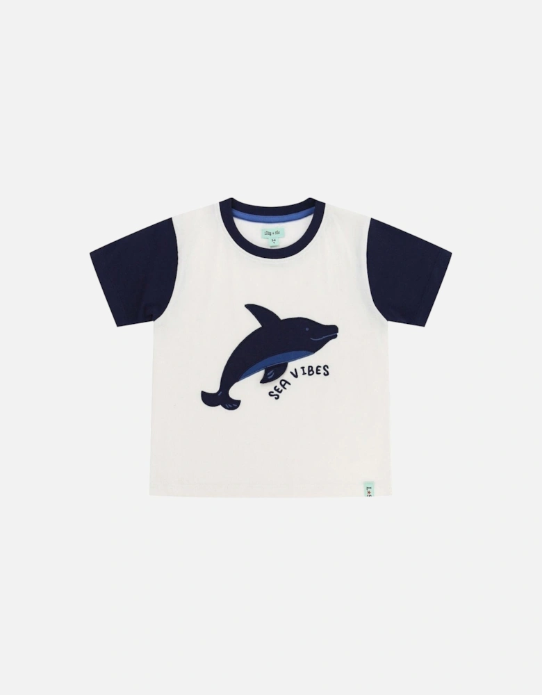 Boys Sea Vibes Flip Up T-Shirt - Multi