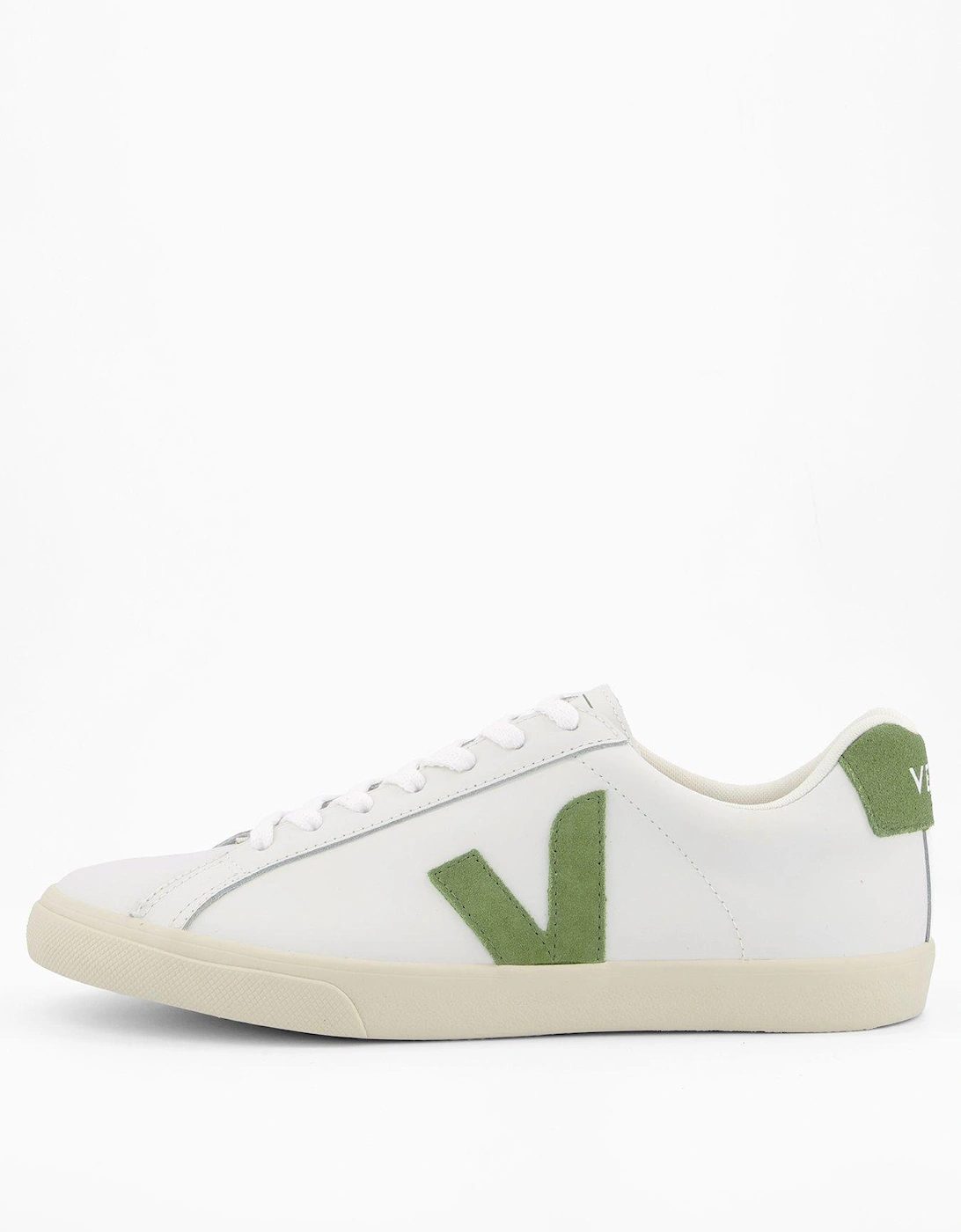 Men's Esplar Logo Trainers - White/Green, 8 of 7