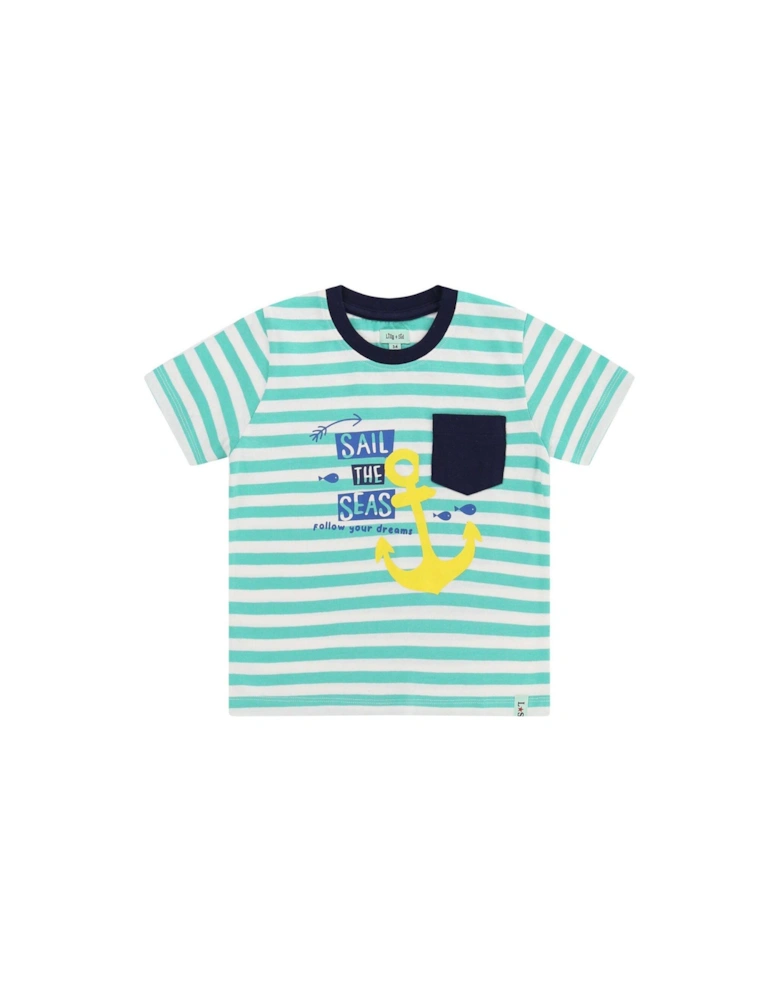 Boys Sail The Seas T-Shirt - Multi