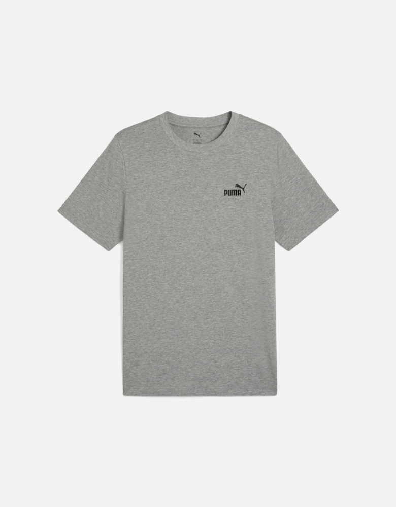 Mens Essential Small No 1 Logo Tee - Grey