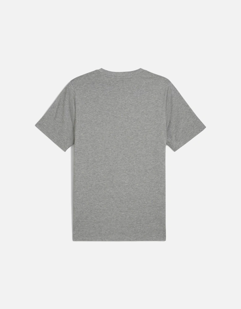 Mens Essential Small No 1 Logo Tee - Grey