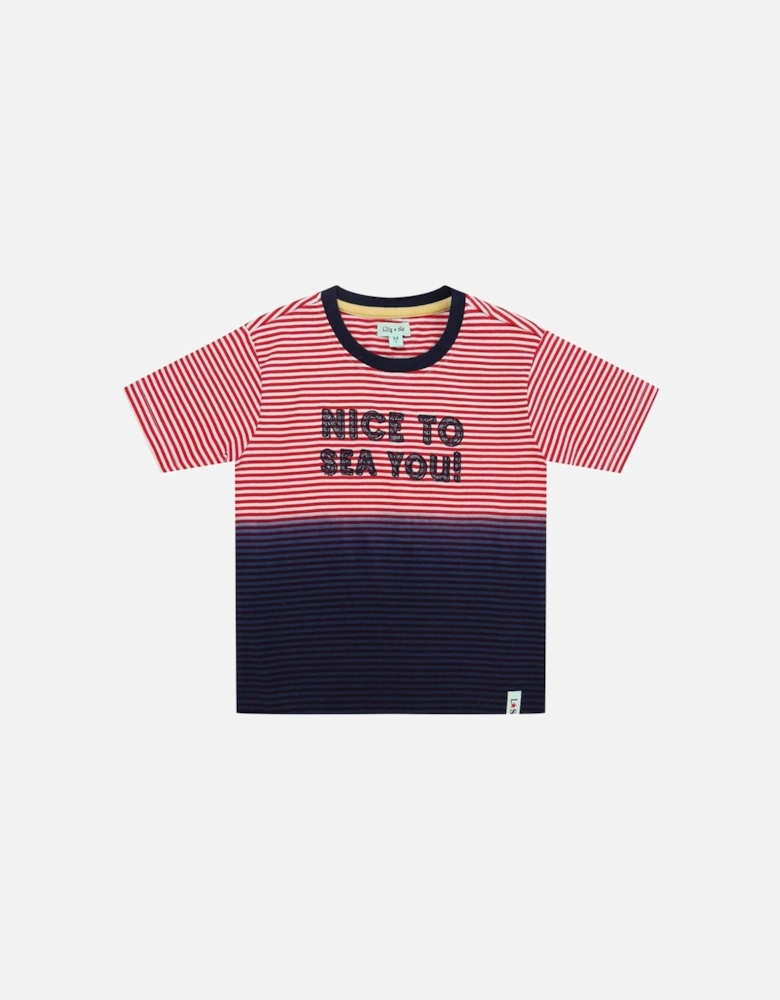 Boys Sea You Dip Dye T-Shirt - Multi