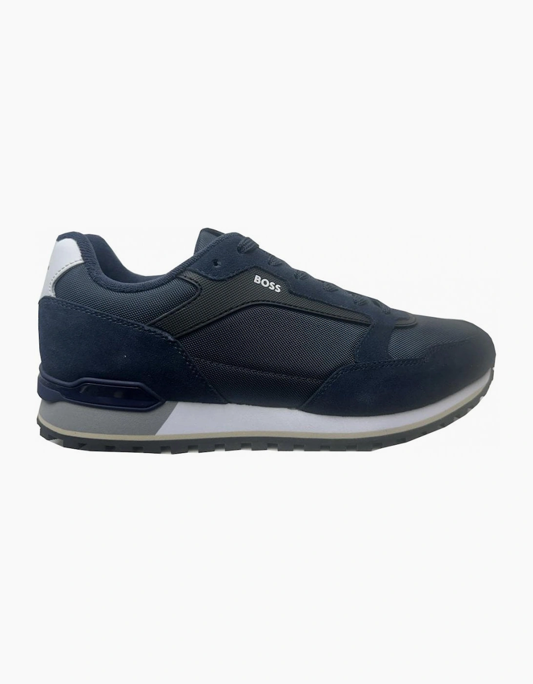 Men's Hugo Boss Men's Dark Blue Parkour runn Trainers - Navy - Size: 7