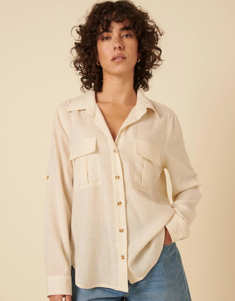 Sandrine Blouse - White