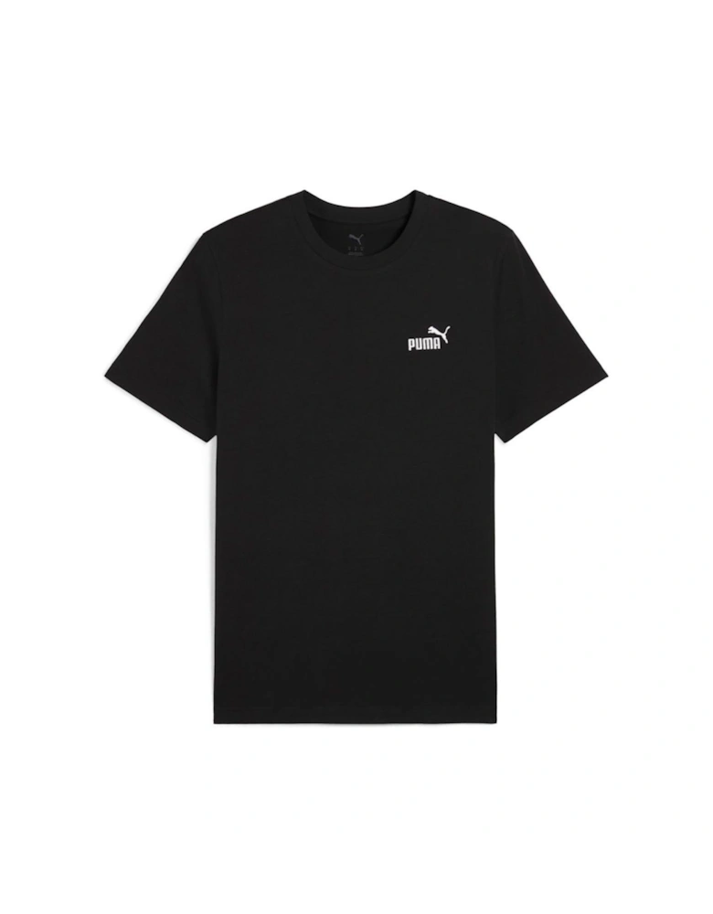 Mens Essential Small No 1 Logo Tee - Black
