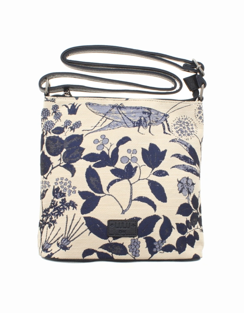 Lulu Womens Crossbody Bag Molt Zip navy