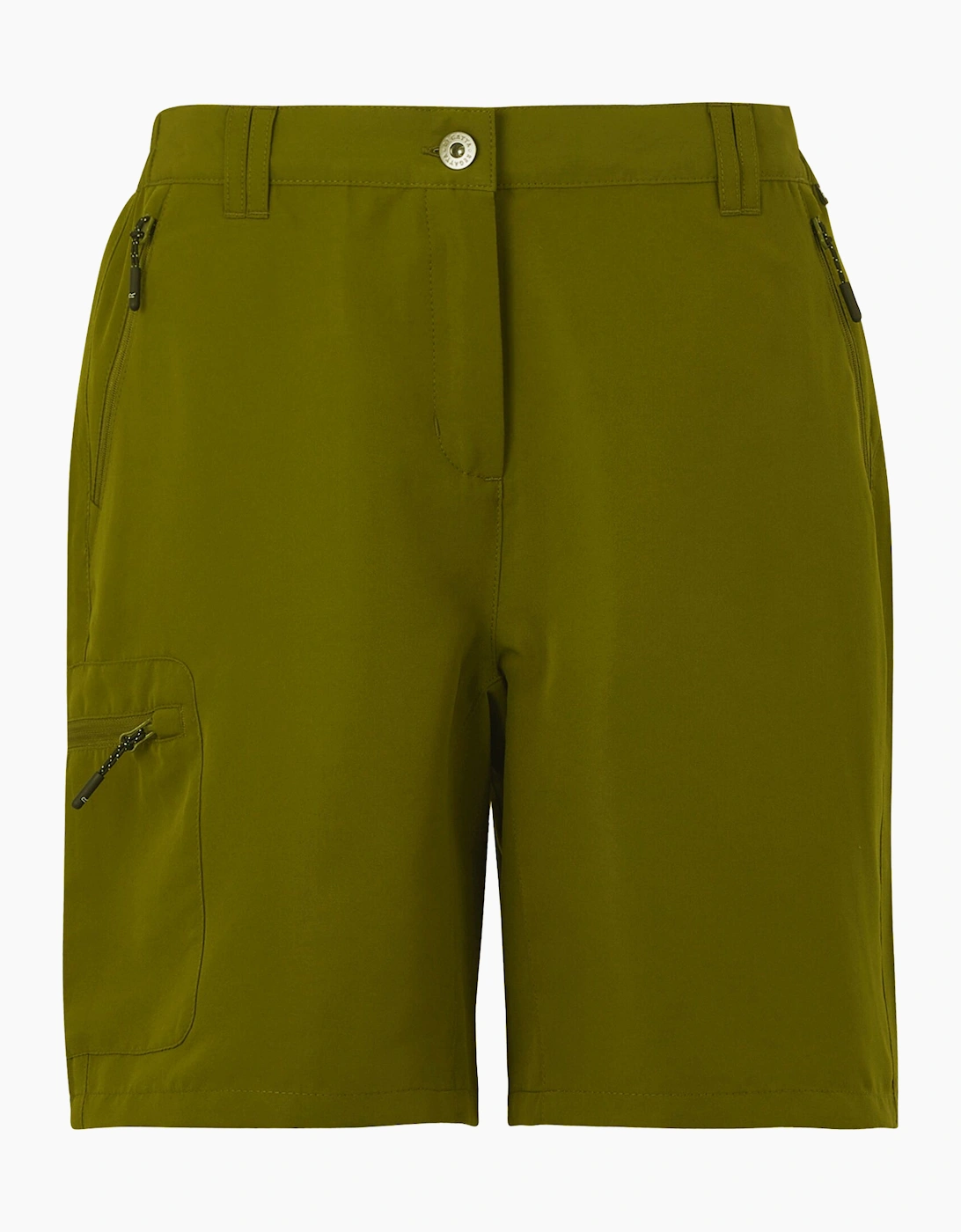 Regatta Women's Green / Chaska Iii Walking Shorts - : 14/None Size 14 Uk