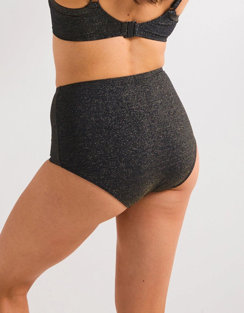Kyra Metallic Shaping Midi Brief