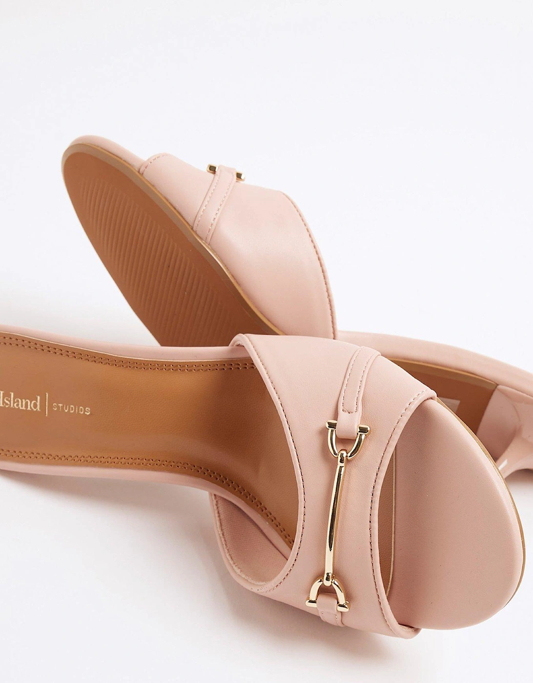 Kitten Heel Mule - Light Pink