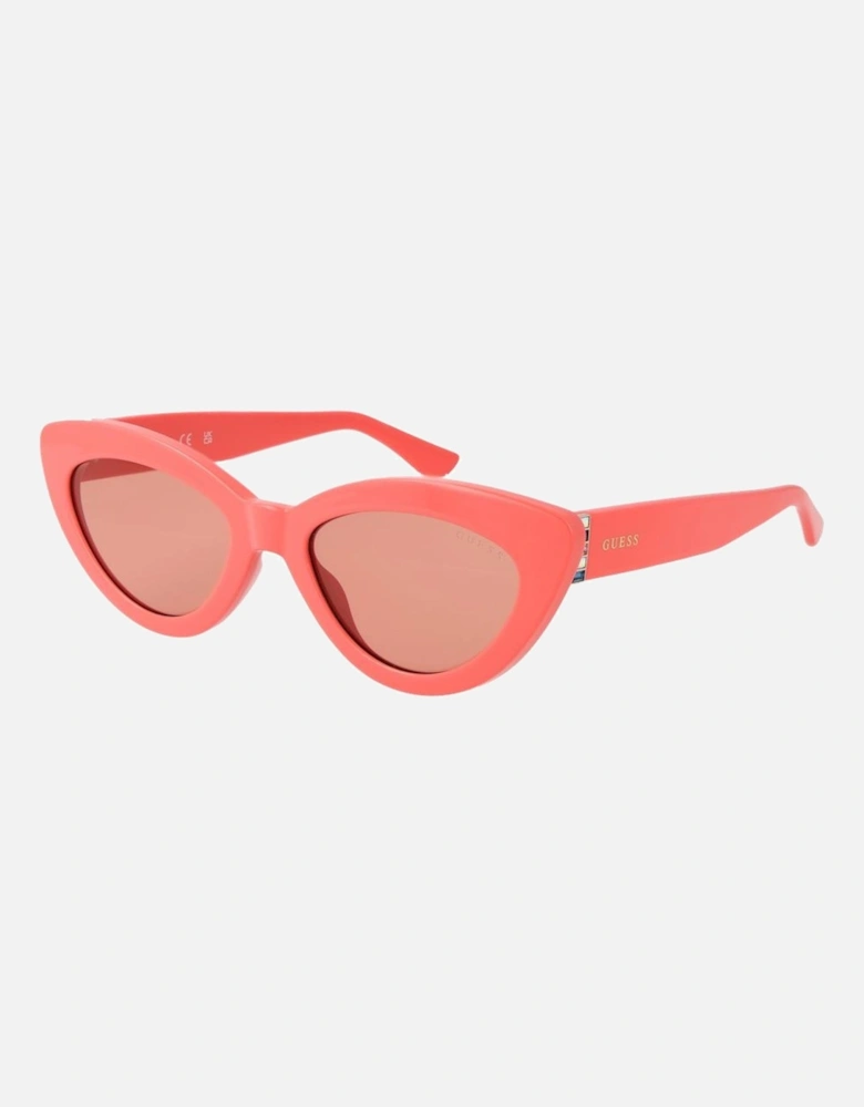 Cat Eye Rose Plastic Sunglasses Women - Pink