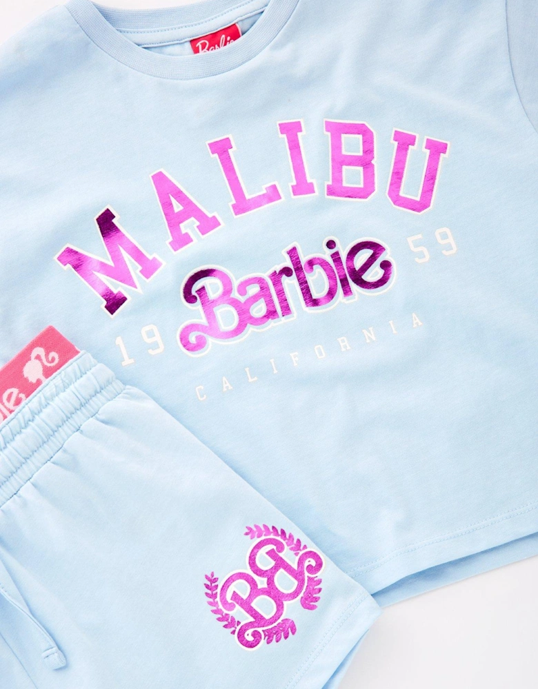 Malibu Dreamin Shortie Pyjamas - Blue
