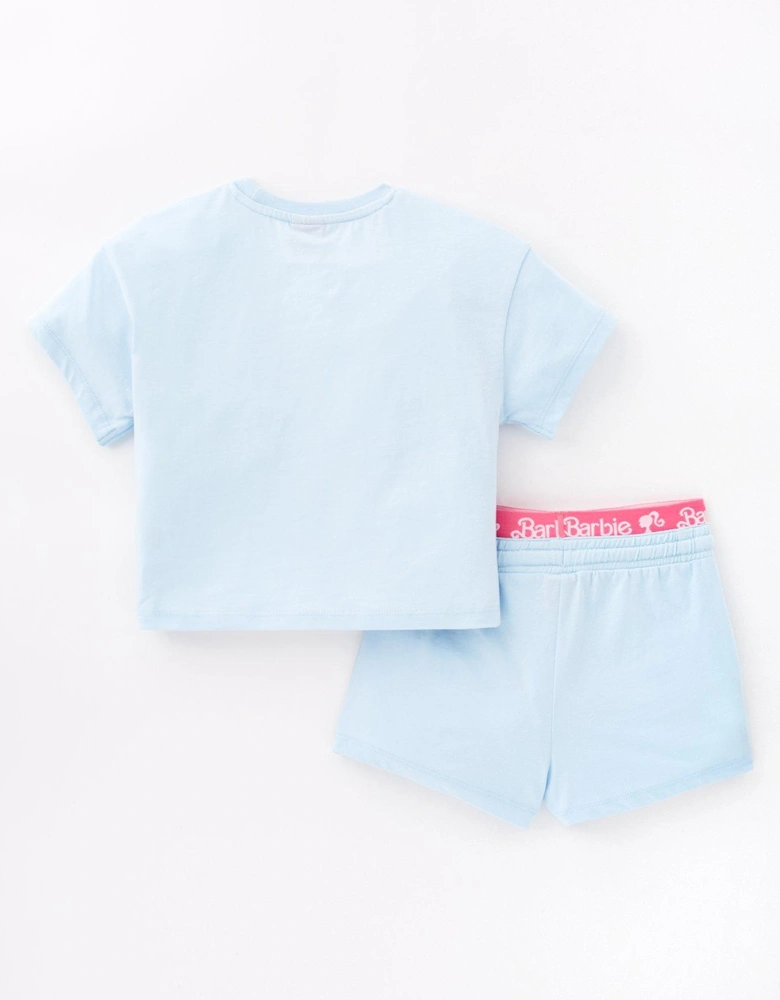 Malibu Dreamin Shortie Pyjamas - Blue