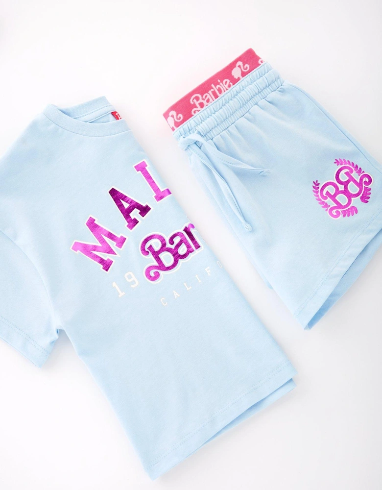 Malibu Dreamin Shortie Pyjamas - Blue