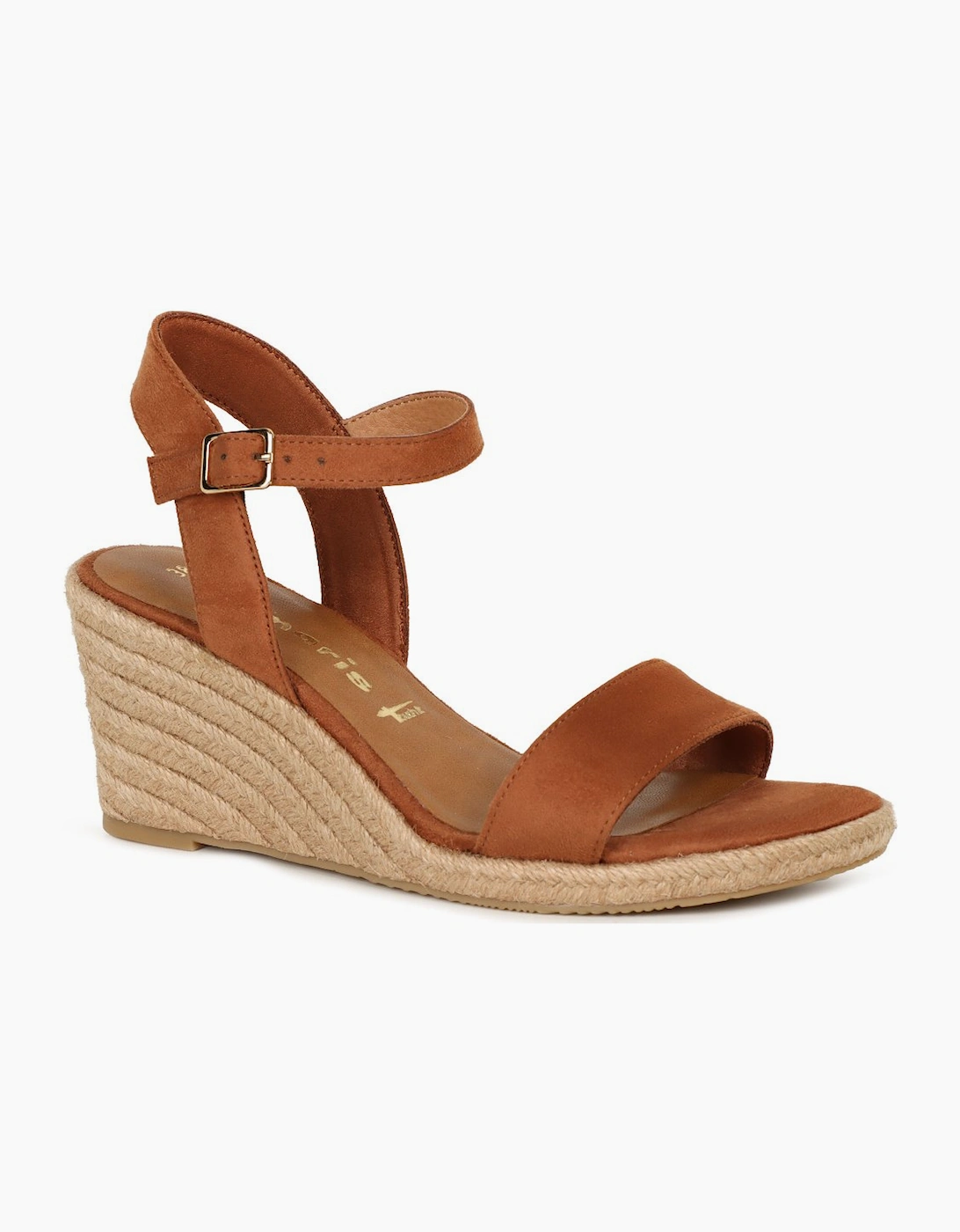 Tamaris Women's Brown Sweet Pea Wedge Heel Sandals  7 Size 7