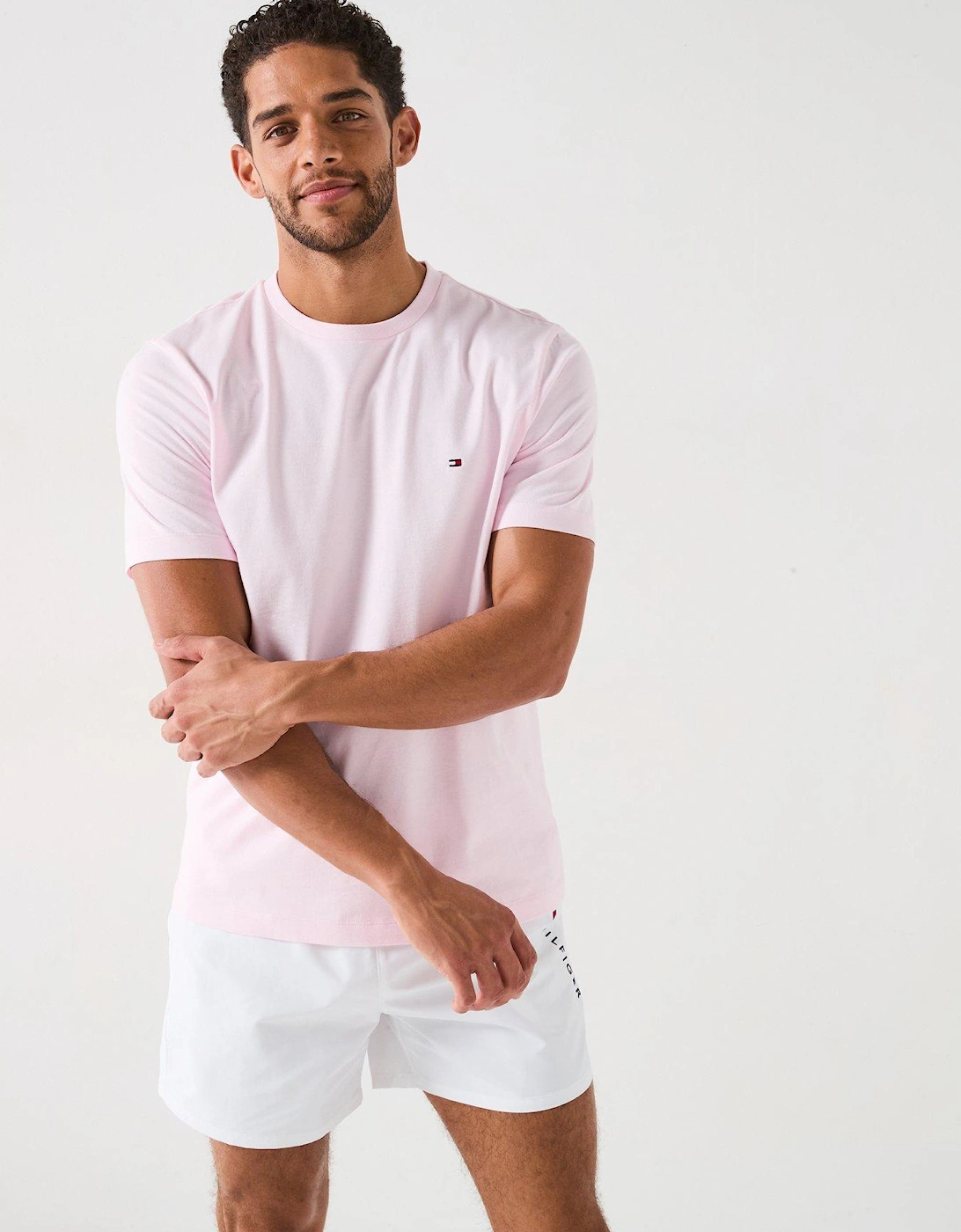 Regular Fit Essential Flag Logo T-Shirt - Light Pink, 2 of 1