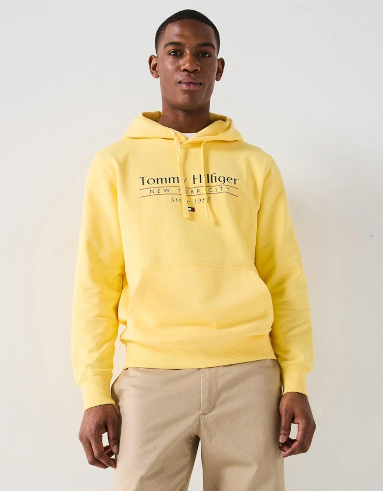 Center Stack Hoodie - Yellow