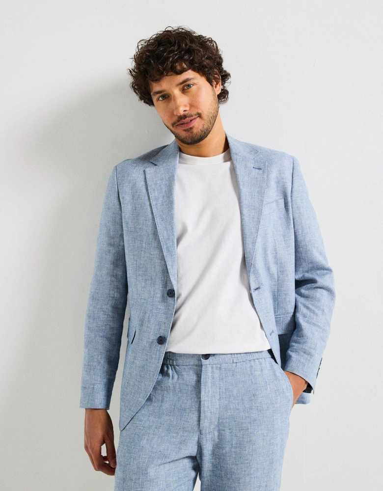Regular Fit Malik Blazer - Light Blue