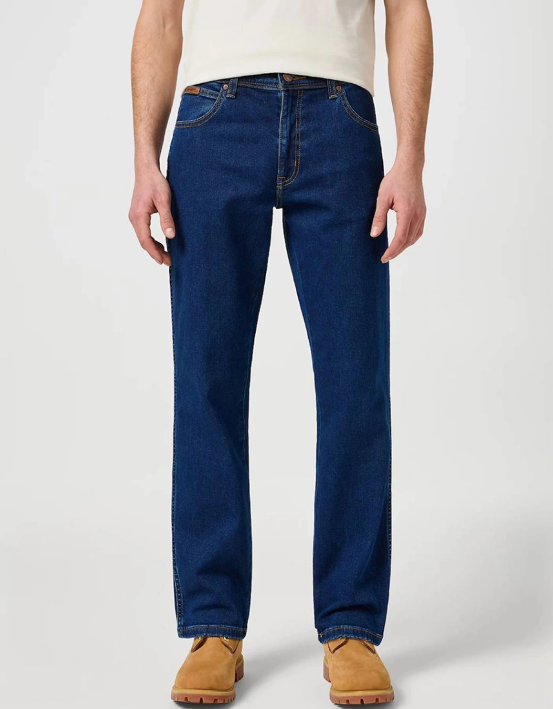 Wrangler Men's Blue Texas Jeans Darkstone - - : 38/34