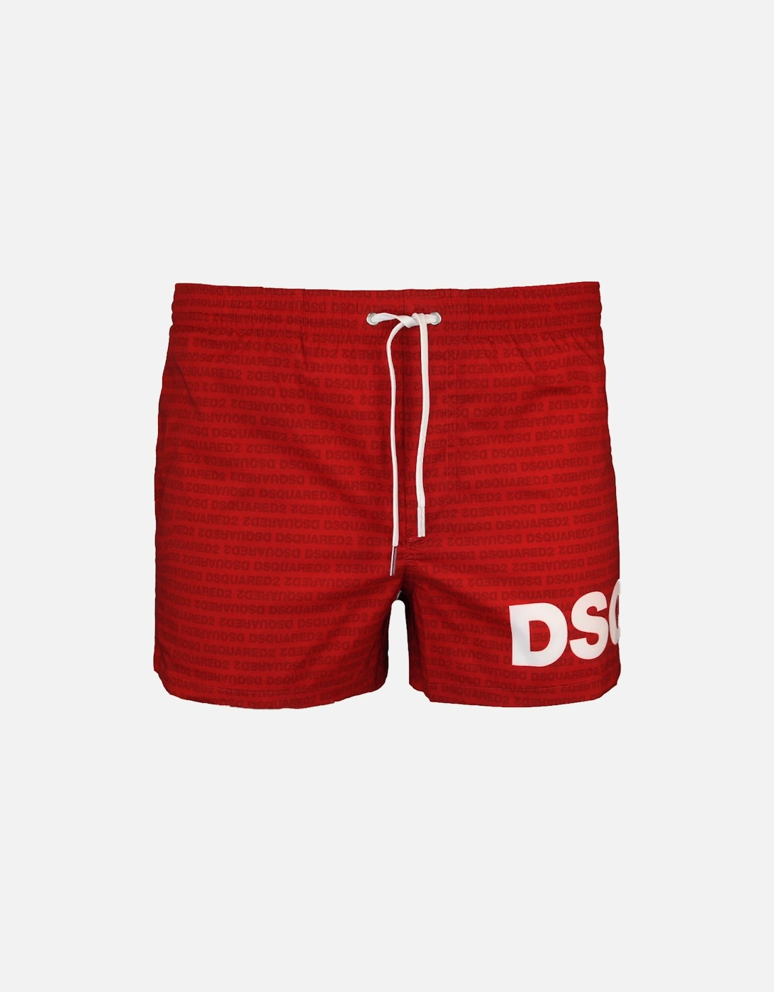 Dsquared2 Men's Red/Red Dsqua2 Swim Shorts, - : 32/34/35 Large