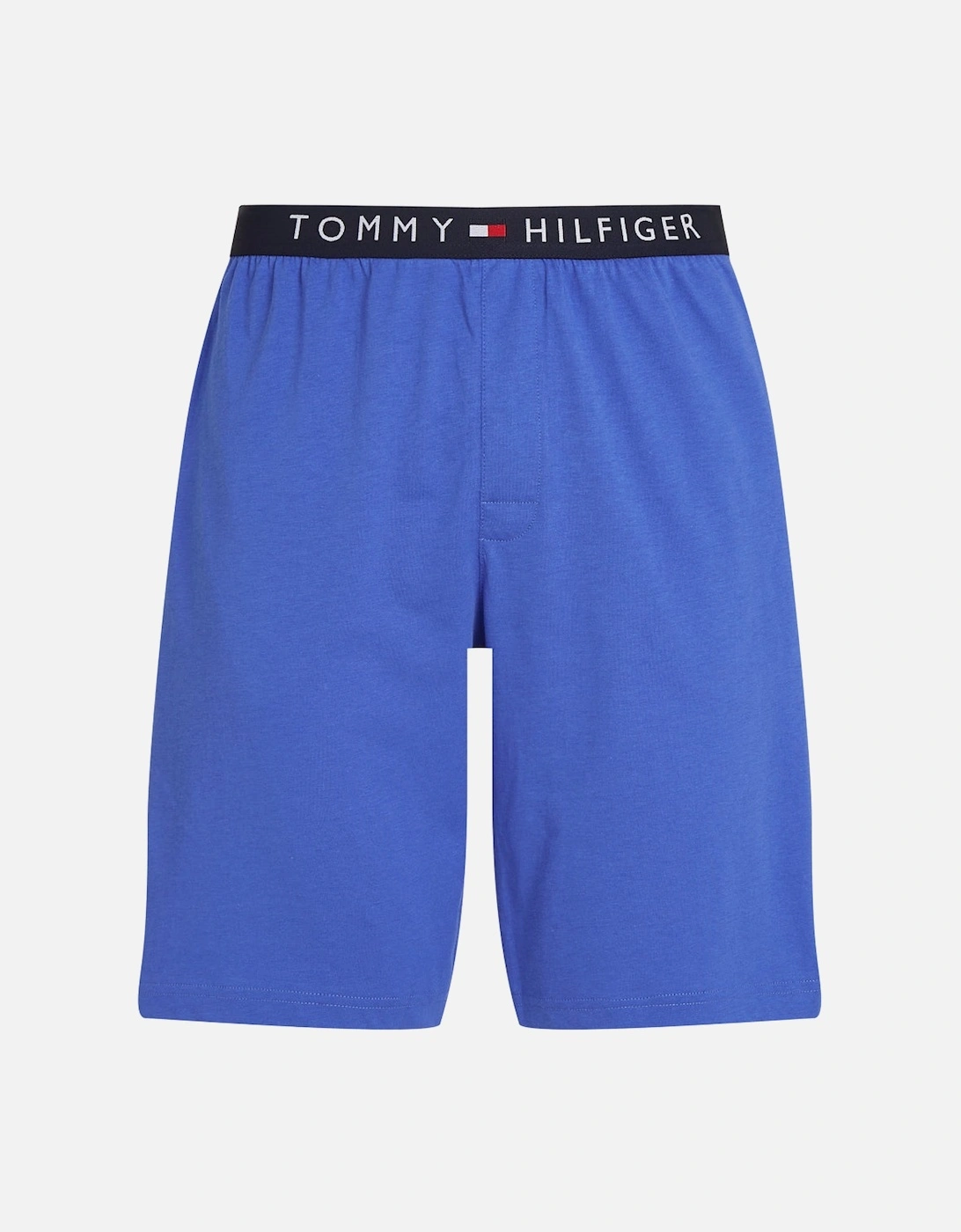Tommy Hilfiger Men's Blue Jersey Shorts, Verona - : 32/34/35 Large